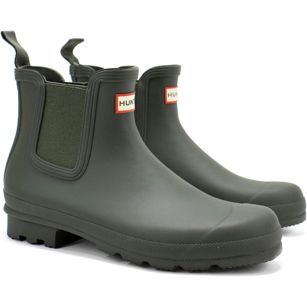 imageHUNTER Mens Watershoes Boat ShoeDark Olive 1