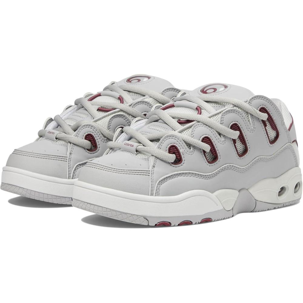 imageOsiris Mens D3 Og Skate ShoeGreyGreyMaroon