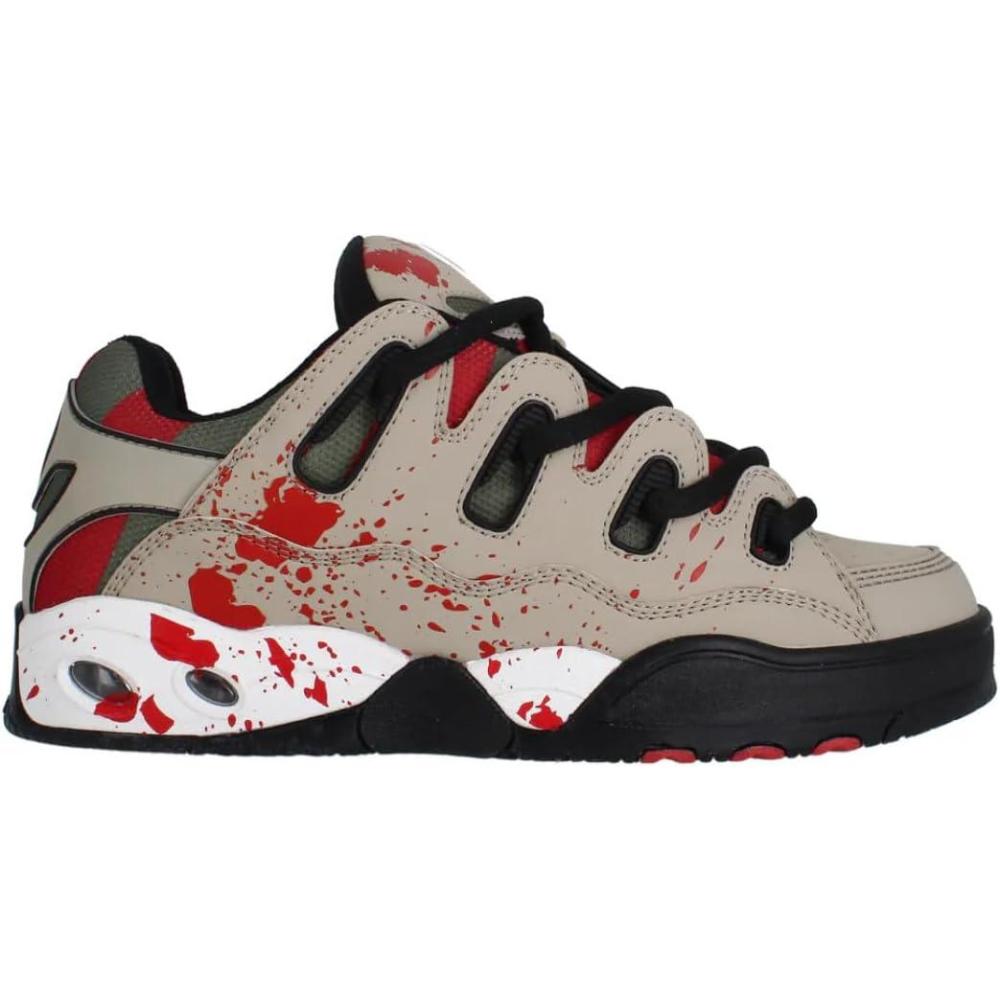 imageOsiris Mens D3 Og Skate ShoeTaupeOliveDrips