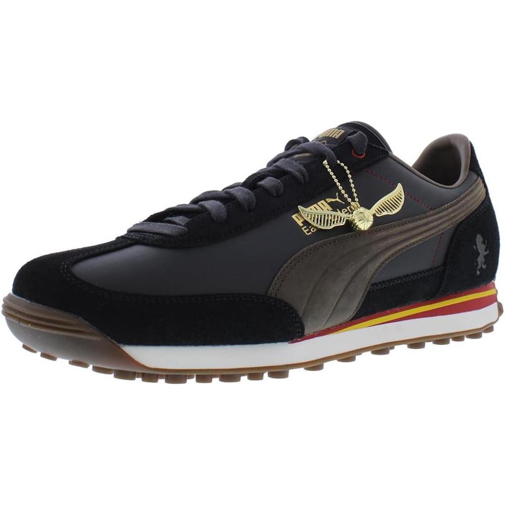 imagePUMA Mens Easy Rider Vintage SneakerMidnight BlackChocolateBlack