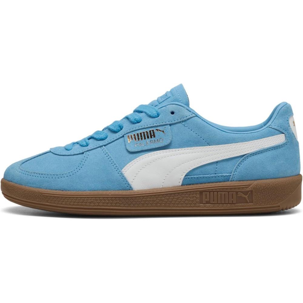 imagePUMA Mens Palermo Vintage ShoesTeam Light BluePuma White