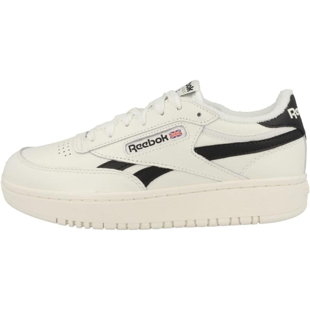 imageReebok Club C Double Revenge Platform Tennis Shoes for Women Fashion Womens SneakersChalk Cblack Chalk