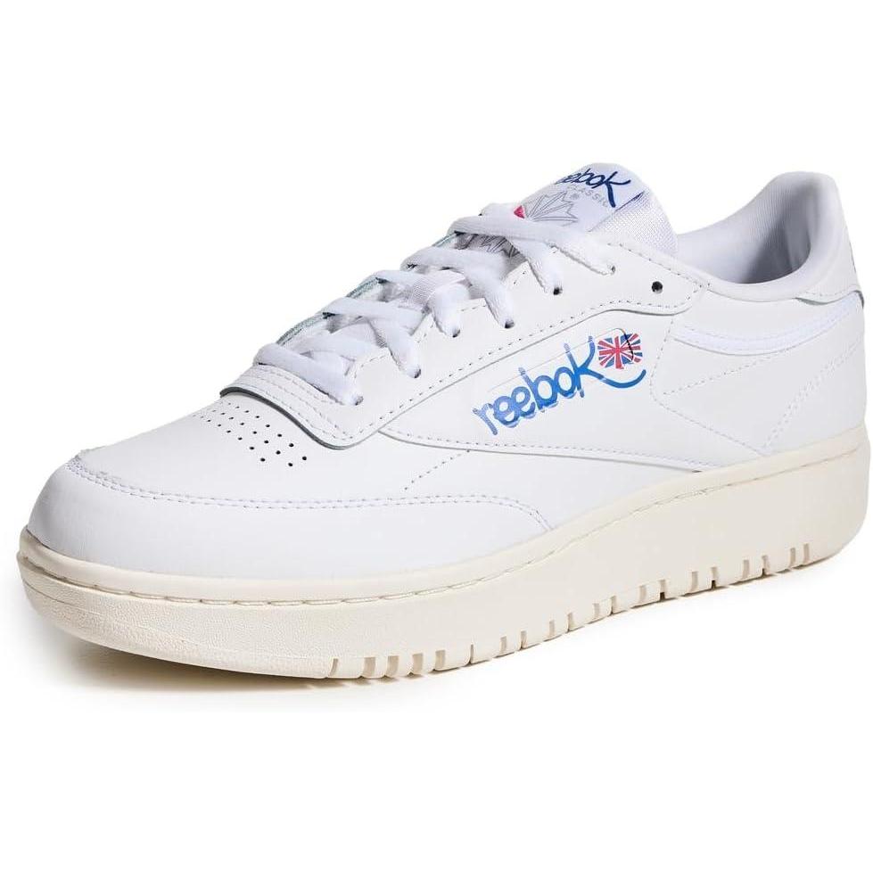 imageReebok Club C Double Revenge Platform Tennis Shoes for Women Fashion Womens SneakersFootwear WhiteChalkStep Purple