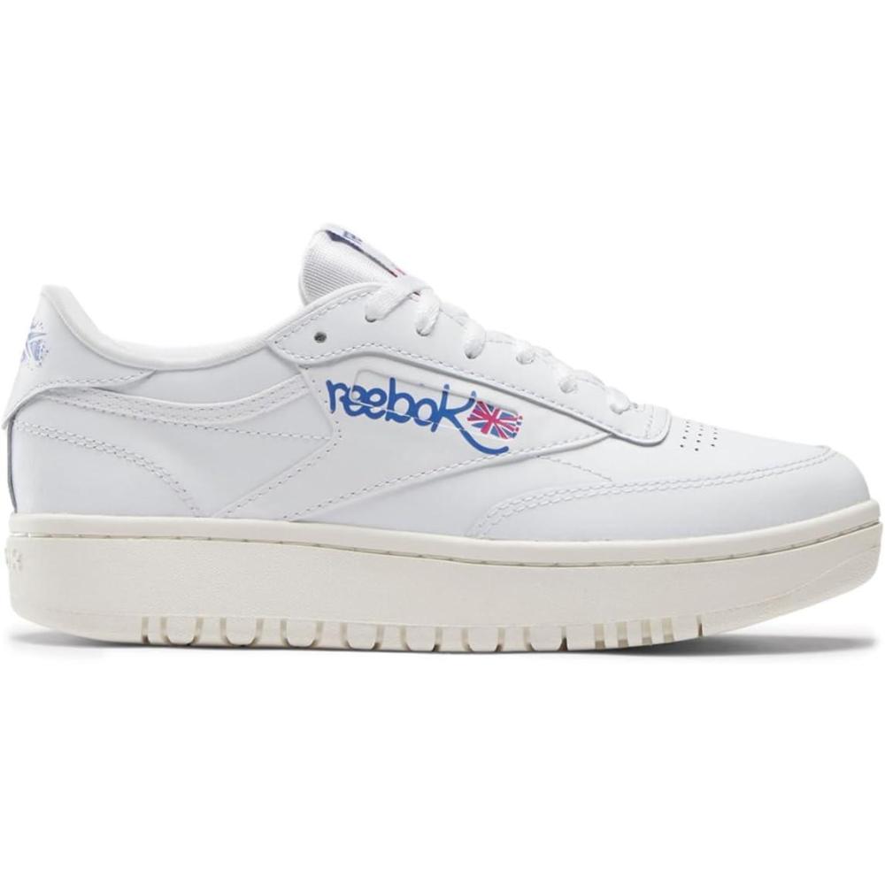 imageReebok Club C Double Revenge Platform Tennis Shoes for Women Fashion Womens SneakersFtwwht Chalk Stepur