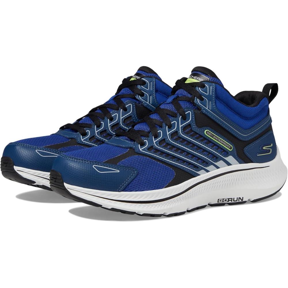 imageSkechers Mens Go Run Consistent 20100 Waterproof SneakerBlue