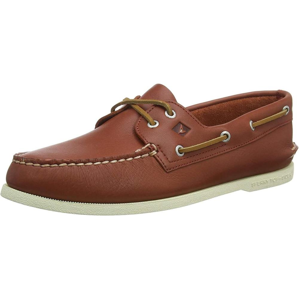 imageSperry Mens Authentic Original 2Eye Boat ShoeRed Leather