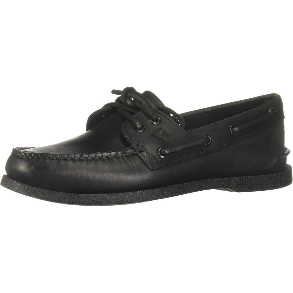 imageSperry Mens Authentic Original 2Eye Boat ShoeSmooth Black
