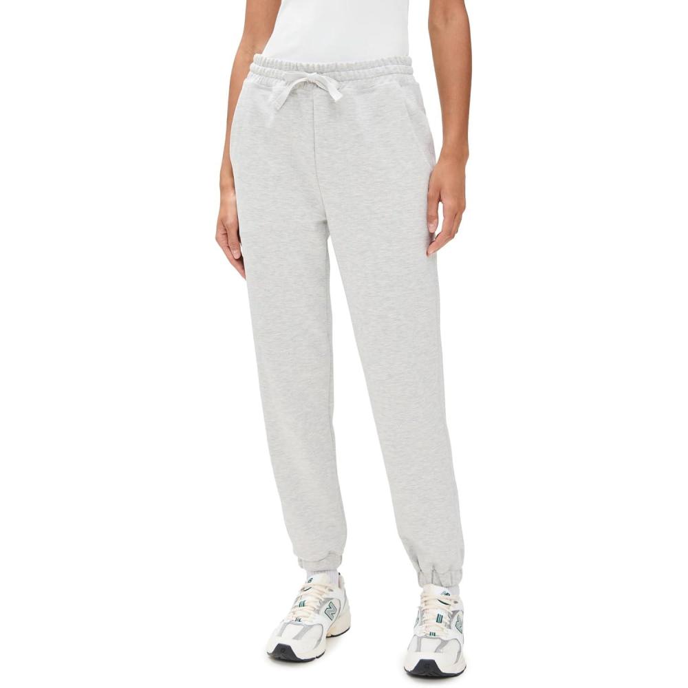 imageSweaty Betty Womens Sand Wash Cuffed TrousersIce Grey Marl