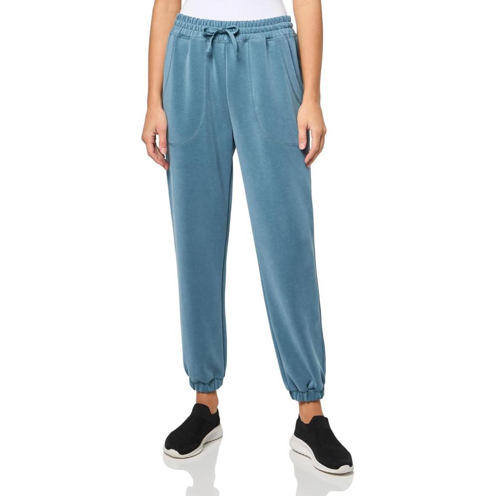 imageSweaty Betty Womens Sand Wash Cuffed TrousersSubdued Blue