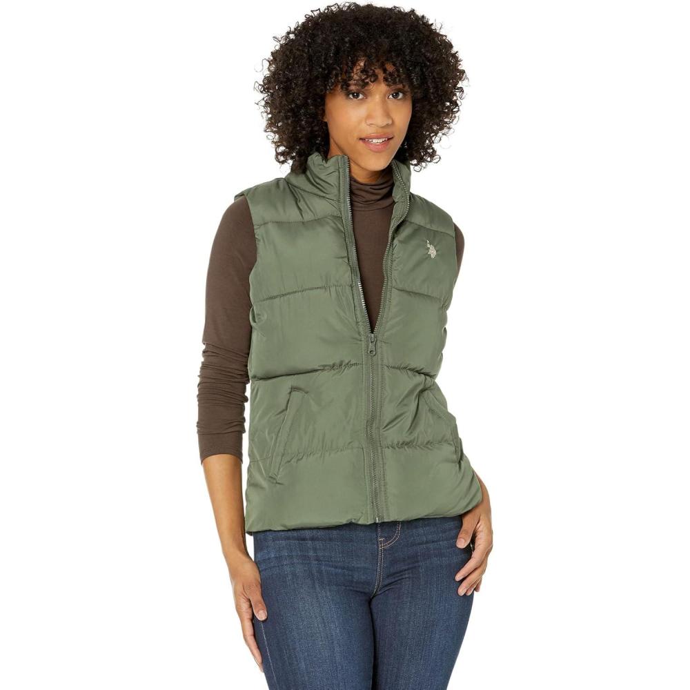 imageUS POLO ASSN Basic Vest Olive Grove LGOlive Grove