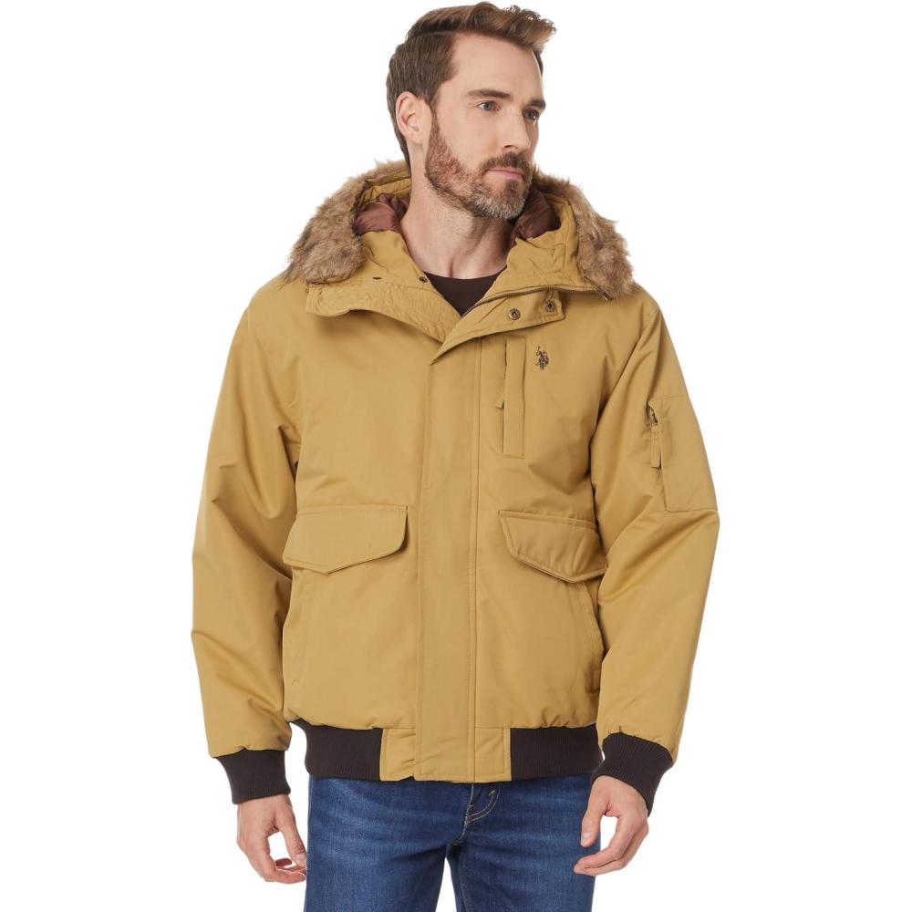 imageUS POLO ASSN Mens Snorkel JacketBlack