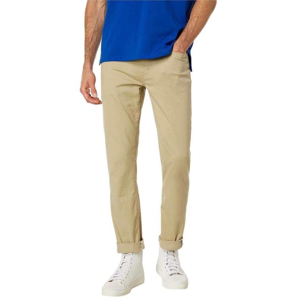 imageUS POLO ASSN Slim Straight Stretch FivePocket Pants  Pants for Men  Quarter Top Pocket  Slim FitOxford Tan
