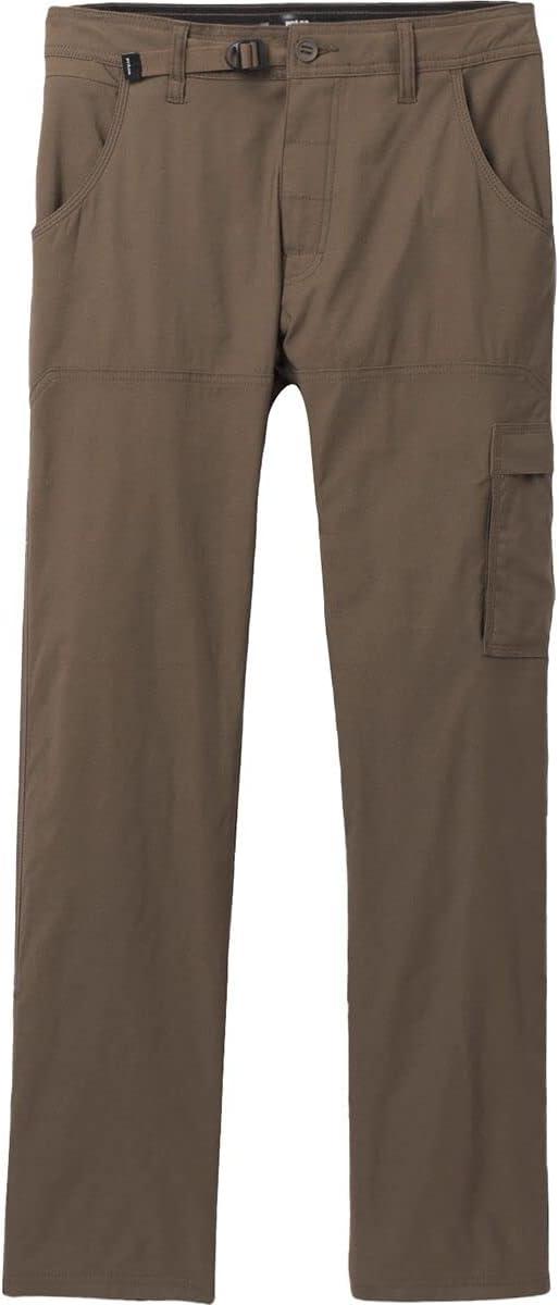 imageprAna Stretch Zion Slim Pants II Mens Fitted Pants Blended Recycled Nylon Multiple PocketsMud