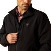 ARIAT Men’s Pioneer Stretch Shell Jacket(Black)