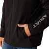 ARIAT Men’s Pioneer Stretch Shell Jacket(Black)
