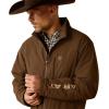 ARIAT Men’s Pioneer Stretch Shell Jacket(Brown)