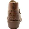 Alegria Womens Mikki Western Buckle Leather Bootie(Loretta)