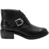 Alegria Womens Mikki Western Buckle Leather Bootie(Loretta Crow)