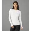 Beyond Yoga Women’s Classic Crew Pullover(Cloud White)