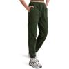 Beyond Yoga Women’s LuxeFleece Sweatpant(Dark Olive)