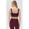 Beyond Yoga Women’s Spacedye Horizon Colorblock Bra(Midnight Burgundy/Nocturnal)