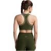 Beyond Yoga Womens Spacedye Ready Bra(Army Green Heather)