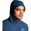 Brooks mens Canopy Jacket(Blue Slate)