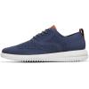 Cole Haan Mens Grand+ Stitchlite Wing Tip Oxford(Marine Blue/Nimbus)