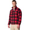 Columbia Sportswear Mens Steens Mountain Printed Jacket, Mountain Red Check Print 2, Large