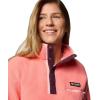 Columbia womens Helvetia™ Ii Cropped Half Snap Fleece(Alpenglow)