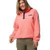 Columbia womens Helvetia™ Ii Cropped Half Snap Fleece(Alpenglow)
