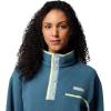 Columbia womens Helvetia™ Ii Cropped Half Snap Fleece(Everblue/Crushed Blue/Citron Haze)
