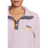 Columbia womens Helvetia™ Ii Cropped Half Snap Fleece(Lavender Pearl)