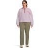Columbia womens Helvetia™ Ii Cropped Half Snap Fleece(Lavender Pearl/Shale Purple/Zing)