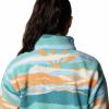 Columbia womens Helvetia™ Ii Printed Cropped Half Snap(Teal Rogue Valley)
