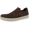 ECCO Men’s Byway Slip-on Sneakers(Coffee)