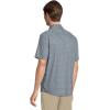 Faherty Mens Short Sleeve Movement Monterrey Shirt(Marine Palm Foliage)