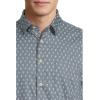 Faherty Mens Short Sleeve Movement Monterrey Shirt(Marine Palm Foliage)