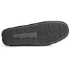 Floafers Mens Country Club Driver Faux Suede(Black Vegan Suede)