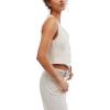 Free People Women’s Tate Denim Vest, Ecru