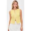 Free People Women’s Tilly Vest(Mellow Yellow)