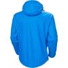 Helly-Hansen Workwear Voss Waterproof Mens Rain Jacket Featuring Full Stretch Fabric and Adjustable Hood(530 Racer Blue)