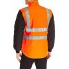 Helly-Hansen Workwear Voss Waterproof Mens Rain Jacket Featuring Full Stretch Fabric and Adjustable Hood(En471 Orange/Black)