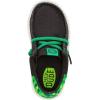 Hey Dude Mens Wally Funk Gaming (Little Kid/Big Kid)(Black/Green)