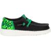 Hey Dude Mens Wally Funk Gaming (Little Kid/Big Kid)(Black/Green)