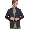 Johnston & Murphy XC Flex Unlined Plaid Knit Blazer for Men, Mens Sports Jacket, Casual Blazer for Men(Black)