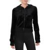 Juicy Couture Women’s Bling Track Jacket(Liquorice 1)