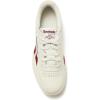 Reebok Club C Double Revenge Platform Tennis Shoes for Women, Fashion Womens Sneakers(Chalk Chalk Classic Burgundy)