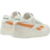 Reebok Club C Double Revenge Platform Tennis Shoes for Women, Fashion Womens Sneakers(Chalk Glen Green Peach Fuzz S23 R)