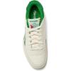 Reebok Club C Double Revenge Platform Tennis Shoes for Women, Fashion Womens Sneakers(Chalk/White/Glen Green)
